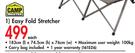 Camp Master Easy Fold Stretcher-Each