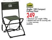 Camp Master Angler 100 Compact Fishing Chair-Each