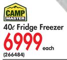 Camp Master 40L Fridge Freezer