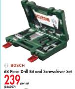 Bosch 68 Piece Drill Bit And Screwdriver Set-Per Set