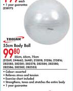 Trojan 55cm Body Ball-55cm/65cm/75cm Each