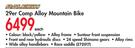 Raleigh 29er Comp Alloy Mountain Bike-Each