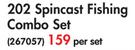 Zebco 202 Spincast Fishing Combo Set-Per Set