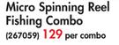 Zebco Micro Spinning Reel Fishing Combo-Per Combo