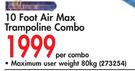 10 Foot Air Max Trampoline Combo-Per Combo