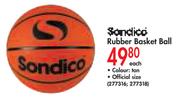 Sondico Rubber Basket Ball