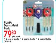 Puma Darts Multi Pack-Per Pack