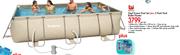 Steel Frame Pool Set+ 2 Pack Pool Bullet Floater-Per Set