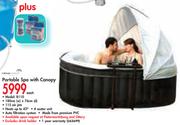 MegaMaster Portable Spa With Canopy B110