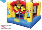 Clown Bouncer Jumping Castle 2250x2250x1750mm-Each