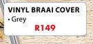 Vinyl Braai Cover (Grey)
