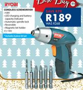 Ryobi Cordless Screwdriver CS-1480