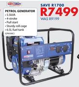 Gen Tech Petrol Generator 5.5KVA