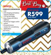 Bosch Cordless Screwdriver
