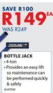 Topline 4 Ton Bottle Jack-Each