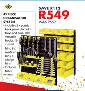MTS 43 Piece Organisation System