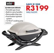 Weber Q1000 Gas Braai