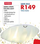Eurolux Zebra Stripe Ceiling Light