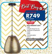 Eurolux Gold Pendant Light