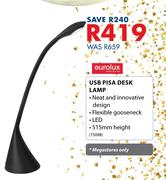 Eurolux USB Pisa Desk Lamp