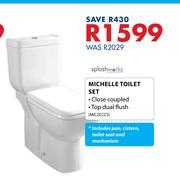 Splash Works Michelle Toilet Set