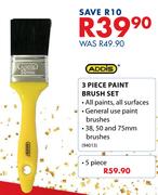 Addis 3 Piece Paint Brush Set