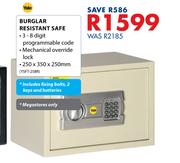 Yale Burglar Resistant Safe-250 x 350 x 250mm