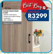 Slide n Space Sahara Single Door Slider-905 x 2060mm