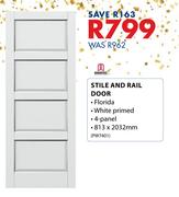 Doortec Stile & Rail Door-813 x 2032mm