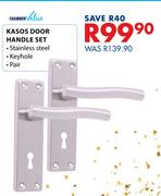 Chamber Value Kasos Door Handle Set