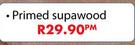 Chamber Value Skirting #S28 Primed Supawood-130 x 16mm