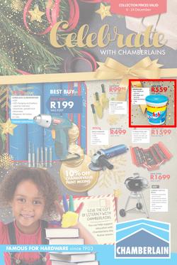 Chamberlains : Celebrate With Chamberlains (6 Dec - 24 Dec 2019), page 1