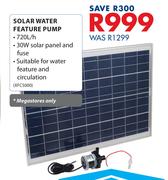 Solar Water Feature Pump