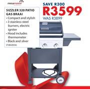 Megamaster Sizzler 320 Patio Gas Braai