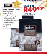 Weber Firelighter Cubes-22Pcs