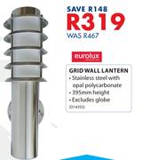 Eurolux Grid Wall Lantern