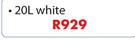 Plascon Polvin Walls & Ceilings-20 Ltr White
