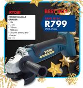 Ryobi Cordless Angle Grinder