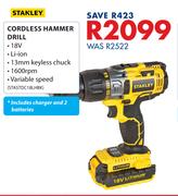Stanley Cordless Hammer Drill