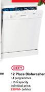 Defy 12 Place Dishwasher