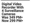 Swam Digital Video Recorder With 4 Surveillance Cameras