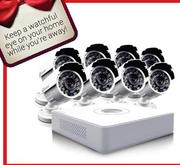 Swam Digital Video Recorder With 8 Surveillance Cameras