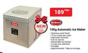 SnoMaster 15kg Automatic Ice Maker