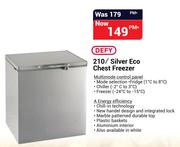Defy 210Ltr Silver Eco Chest Freezer