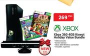 Xbox 360 4GB Kinect Holiday Value Bundle