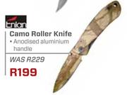 Enlan Camo Roller Knife With Anodised Aluminium Handle