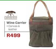 Canvas & Co Wine Carrier