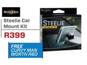 Steelie Car Mount Kit With Free Curvy Man