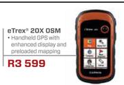 Garmin eTrex 20X OSM