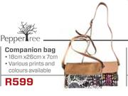 Pepper Tree Companion Bag-18cm x 26cm x 7cm